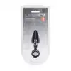 Levelz – Anal Plug With Loop Small. Kompaktowy, stożkowy korek analny z wygodną silikonową pętlą w formie uchwytu