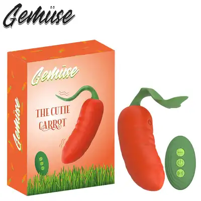 Gemüse - The Cutie Carrot. Przesłodki kompaktowy wibrator kukurydza sterowany na pilocik. 