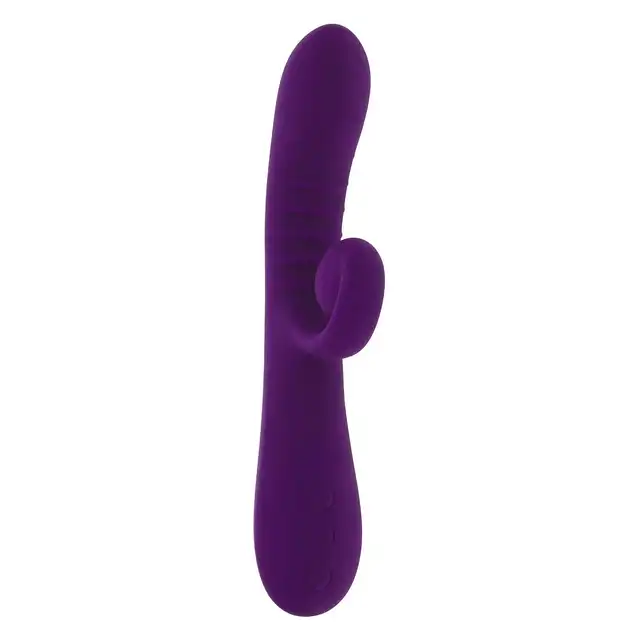 Playboy - Curlicue - Wibrator z elastycznym spiralnym króliczkiem i precyzyjną stymulacją punktu G. 2 niezależne silniki, 10 poziomów wibracji, ładowanie USB.