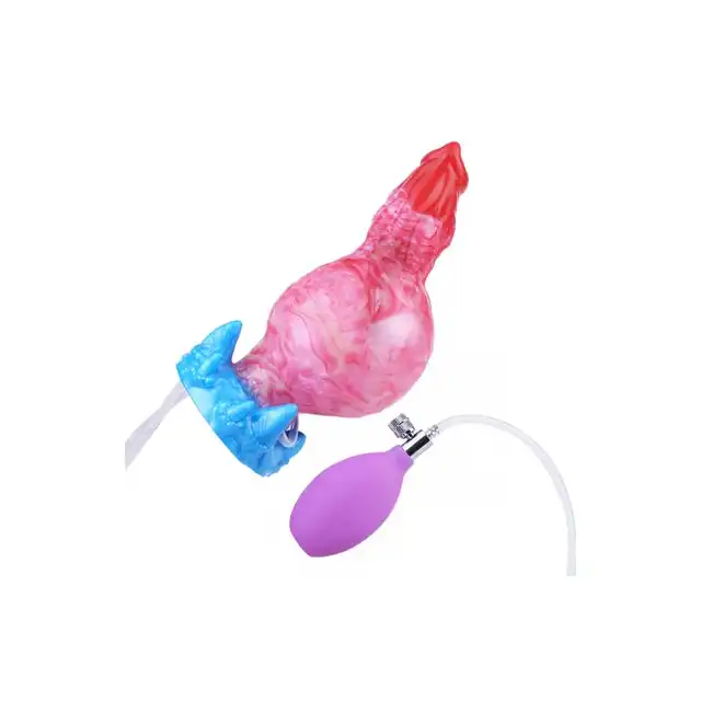 Kiotos Monstar – BlowcumCock. Niesamowite, kolorowe, pompowane dildo monster z opcją wytrysku!