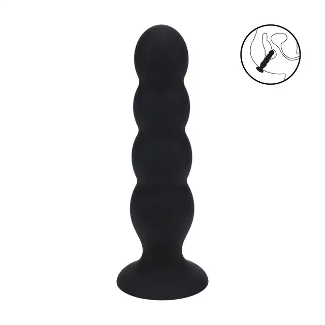 Levelz – Quad Rattle Anal Plug XL. Delikatnie rozszrzający się korek analny z ruchomym stalowym wnętrzem dającym efekt grzechotania