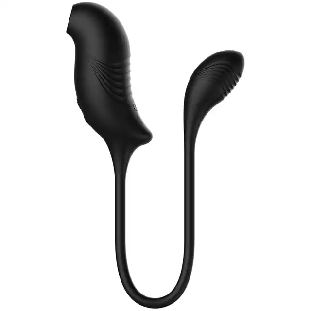Ibiza -  Magic Clitoral Stimulator. Stymulator łechtaczki i jajeczko w jednym. 10 trybów wibracji i efekt ssania!