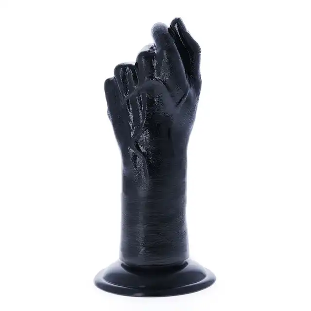 Toyz4Lovers - Extreme Errigal Fisting Fist 8.6 cm Black - Czarne dildo w kształcie pięści do fistingu. 8,6 cm średnicy, 21 cm długości użytkowej!