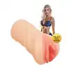 XKIN - Secret Affairs - Alessia Blond Desire Medium - Klasyczny masturbator kieszonkowy ze strukturalnym wnętrzem. Alessia czeka właśnie na Ciebie!