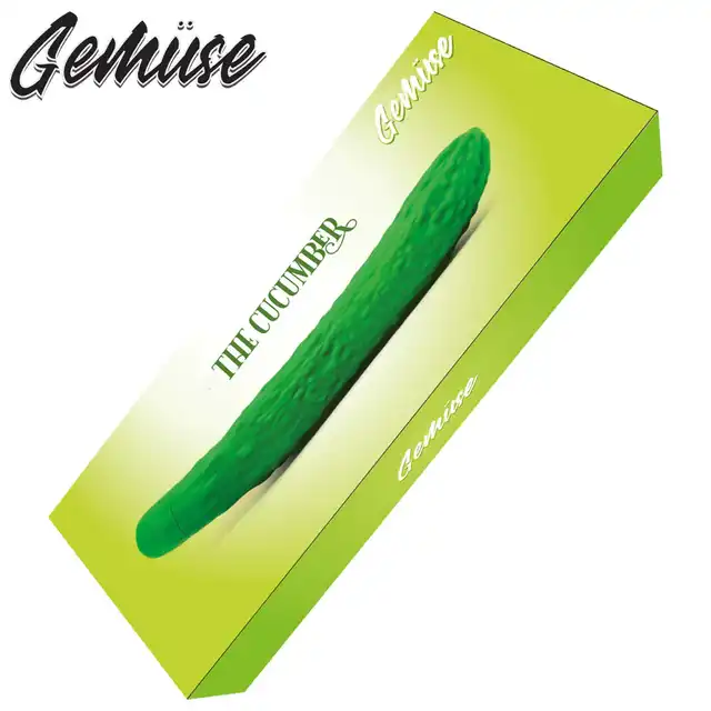 Gemüse - The Cucumber. Niepozorny wibrator incognito ogórek 10 trybów wibracji. 