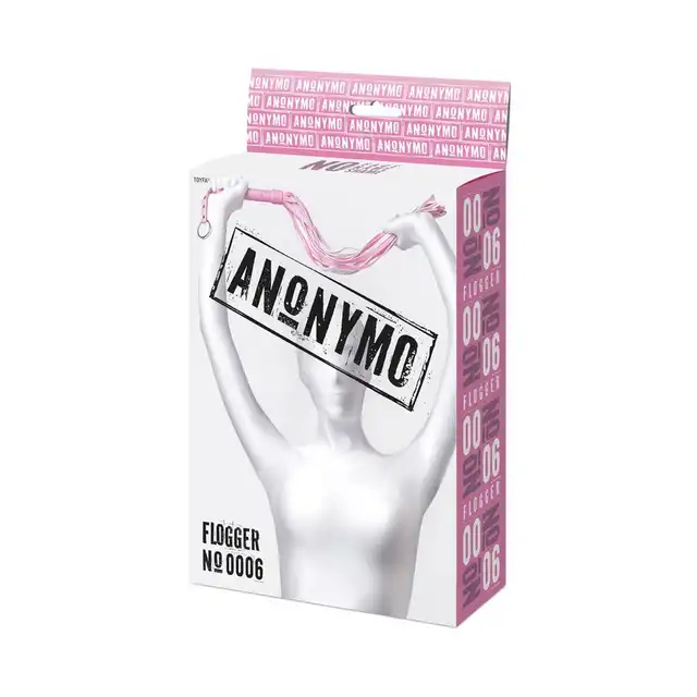 Toyfa - Anonymo No0006. Estetyczny różowy flogger z długimi paskami. 