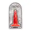 Toyz4Lovers - Jelly Pine Anal Plug 15.5 cm Red - Stożkowy korek analny z przyssawką. Trzy poziomy intensywności w jednej konstrukcji.