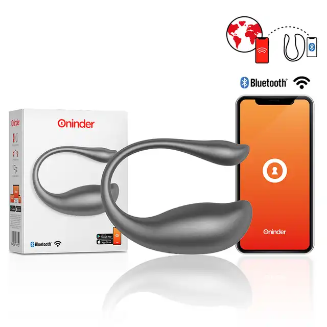 Oninder - Nairobi Vibrating Egg. Inteligentne sterowane na aplikację jajeczko wibrujące z opcją sterowania z całego świata