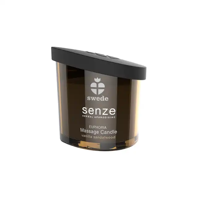 Swede - Senze  Euphoria. Świeca do masażu zapach wanilia i drzewo sandałowe 50 ml. 