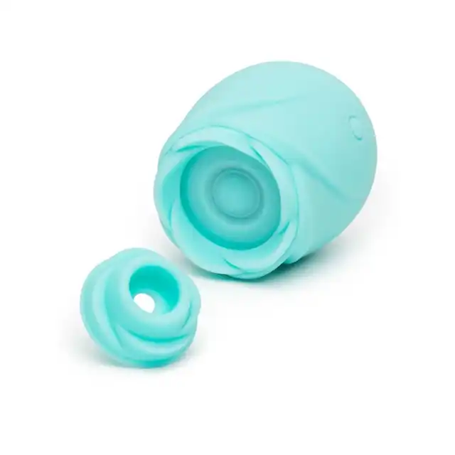 Romp - Rose Glow -  Nowoczesny stymulator łechtaczki wykorzystujący innowacyjną technologię Pleasure Air w kształcie róży. Świeci w ciemności!