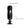 BSeries - Dual Vibrating Masturbator Black - Podwójny masturbator usta - wagina, z intensywnymi 7 wibracjami. 