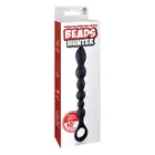 NMC - Ribbed Silicone Anal Beads Beads Hunter 10" - Silikonowe koraliki analne z wygodnym uchwytem dla komfortowej i kontrolowanej stymulacji. 25 cm długości!