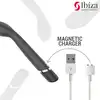 Ibiza -  G-Spot Vibrator USB. Czarny eleganvki wysokiej jakości wibrator z wygięciem do punktu G