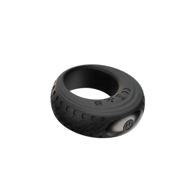 B-Series - Whirlwind Tire Vibration Cock Ring - Wibrujący pierścień erekcyjny zapewniający intensywną stymulację i dłuższą przyjemność.
