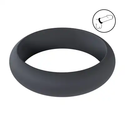 Levelz - Wide O Silicone Cock Ring XXL 55 mm. Duży klasyczny ring silikonowy o średnicy 5,5 cm