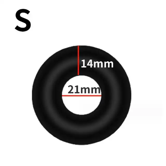 Kiotos Sport Balls – Thick Cockring S. Gruby silikonowy pierścień erekcyjny w kolorze czarnym
