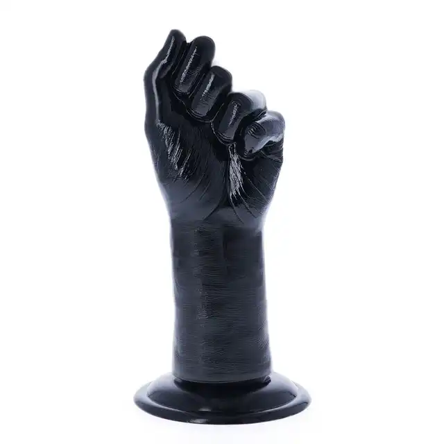 Toyz4Lovers - Extreme Errigal Fisting Fist 8.6 cm Black - Czarne dildo w kształcie pięści do fistingu. 8,6 cm średnicy, 21 cm długości użytkowej!