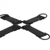Intense - Fetish Hog Tie. Czarne akcesorium z ekoskóry, ogranicza ruchy idealne połączenie z kajdankami. 