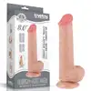 LoveToy - Sliding Skin Dual Layer Dong 8" - Zaawansowane dildo z ruchomą skórką i z odkręcaną przyssawką. Ponad 20 cm realistycznych doznań.