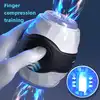 B-Series - Vibrating Ball Male Stroker - Nowoczesny wibrujący masturbator z wypustkami, wodoodporność IPX7.