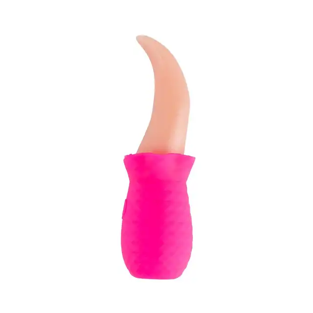 Teazers - Realistic Tongue Vibrator - Różowy Wibrator Językowy 4 tryby wibracji, 7 prędkości - elastyczny realizm w Twoich rękach.