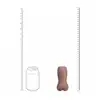 Xkin - Secret Affairs Mistress Eternal Asha - Elegancki masturbator anus w kolorze brązowym. Miękka, elastyczna, teksturowana.