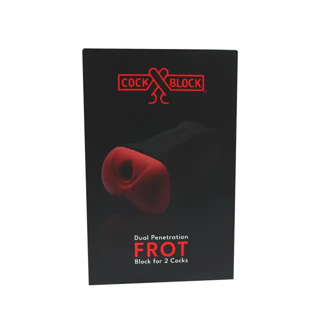 CockBlock - FROT Dual Penetration Block for 2 Cocks - Innowacyjny podwójny masturbator dla dwóch osób! Doświadcz bliskości w zupełnie nowym wydaniu! Top produkt!