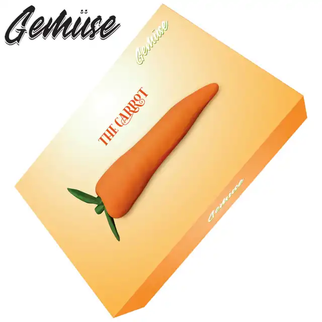 Gemüse - The Carrot. Niepozorny wibrator incognito marchewka 10 trybów wibracji. 