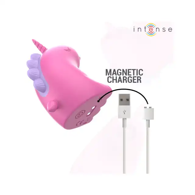 Intense - Pinkie Clitoral Stimulator - Niesamowicie czarujący jednorożec z intensywnie rotującym języczkiem. Zabaw się z nim także w wannie!