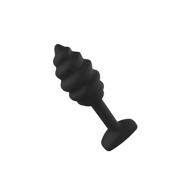 ToyJoy - Anal Play Swirl Plug. Silikonowy korek analny z falistą strukturą.