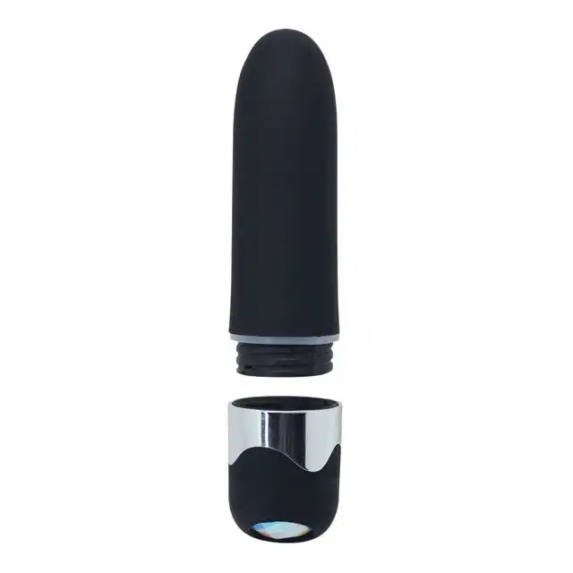 Toyz4Lovers - Shiny Classic Vibrator. Poręczny czarny wibrator do łechtaczki,  na baterie o niesamowitych wibracjach! 11,5 cm długości
