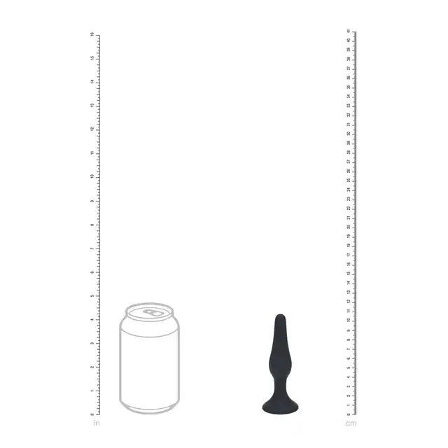 Levelz -  Slim Silicone Anal Plug S. Ergonomiczny podłużny silikonowy korek analny w rozmiarze S