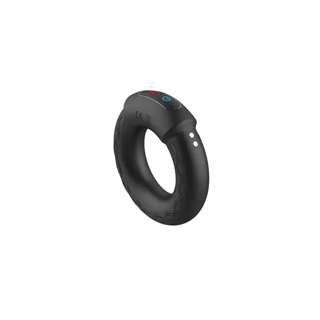 B-Series - Penis Heating Ring Rechargeable - Ultranowoczesny Wibrujący Pierścień na Penisa z Funkcją Podgrzewania.