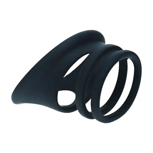 Levelz – Cock &amp; Ball Ring Set Of 4. Zestaw czterech silikonowych podwójnych ringów na penisa, różne wzory!