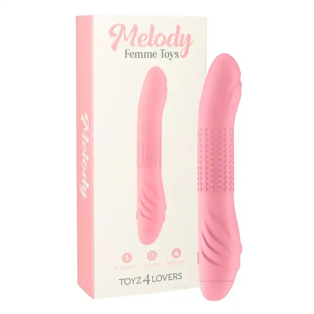 Femme Toys - Melody Vibrator Light Pink - Innowacyjny wibrator do punktu G. Wielowymiarowa stymulacja poprzez wibracje i ruchome kulki.