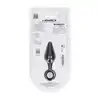 Levelz – Anal Plug With Loop Small. Kompaktowy, stożkowy korek analny z wygodną silikonową pętlą w formie uchwytu