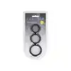 Levelz – Wide O Cock Ring Set S/M/L. Zestaw trzech silikonowych pierścieni erekcyjnych o średnicach  od 4,1 cm do 5,5 cm