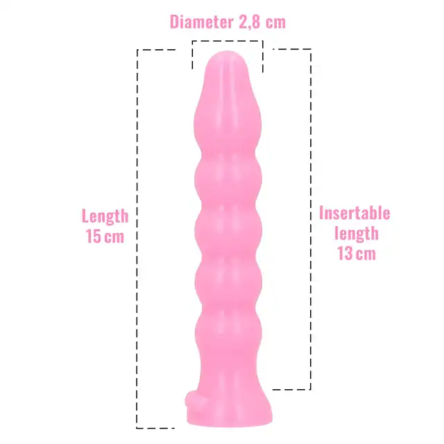 Toyz4Lovers - Gaio Anal Dildo 15 cm Pink - Dildo analne o stopniowanej konstrukcji w kolorze różowym. Włoska jakość!