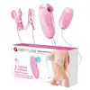 Pretty Love - Imonie Multifunctional 3 in 1 - Uroczy zestaw 3 w 1: klamerki na sutki, stymulator łechtaczki i jajeczko wibrujące. 
