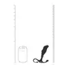 Levelz - Rippled with Hard Loop Silicone Prostate Massager L . Ergonomiczny masażer prostaty z funkcją stymulacji krocza, bez wibracji rozmiar L