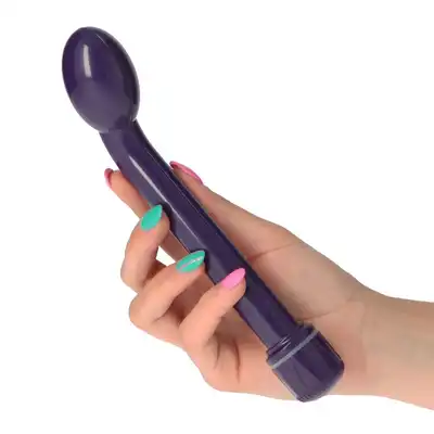 Toyz4Lovers - G-Spot Wrench Vibrator. Fioletowy wibrator na baterie doskonały do stymulacji punktu G. 20,5 cm długości, 3,5 cm średnicy
