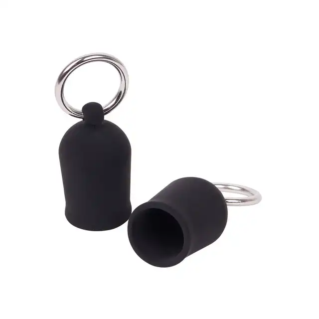Kiotos - Silicone Leech Suckers Small - Silikonowe przyssawki na sutki z O-ringami. Miękkie i przyjemne dla skóry. Wysoka jakość!