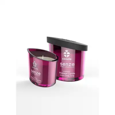 Swede - Senze Ecstatic. Świeca do masażu zapach jaśmin i ylang-ylang 50 ml. 