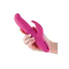 Inya - Passion Pink. Wibrator króliczek z funkcją thrustingu i wibracji, intensywne doznania, wielofunkcyjne możliwości. 