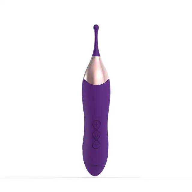 Femme Toys - Hummingbird Clitoral Stimulator - Dwustronny wibrator do stymulacji łechtaczki i punktu G. Super mocne 2 silniki, 10 funkcji wibracji. Top produkt!