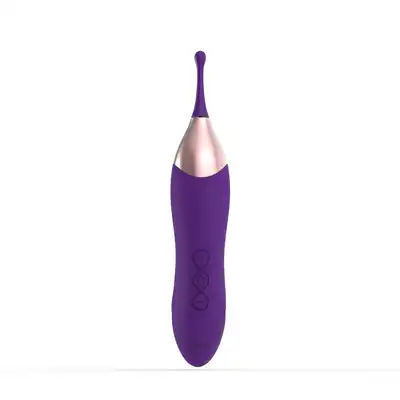 Femme Toys - Hummingbird Clitoral Stimulator - Dwustronny wibrator do stymulacji łechtaczki i punktu G. Super mocne 2 silniki, 10 funkcji wibracji. Top produkt!