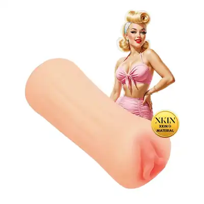 Xkin - Pinup Dolls - Sun Kissed Beach Babe Molly Blowtide - Masturbator w stylu retro, waga 133g. Realistyczna waginka z teksturowanym wnętrzem.