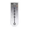 Levelz - Round Silicone Anal Balls S 20 mm. Czarne silikonowe koraliki analne z ergonomicznym uchwytem