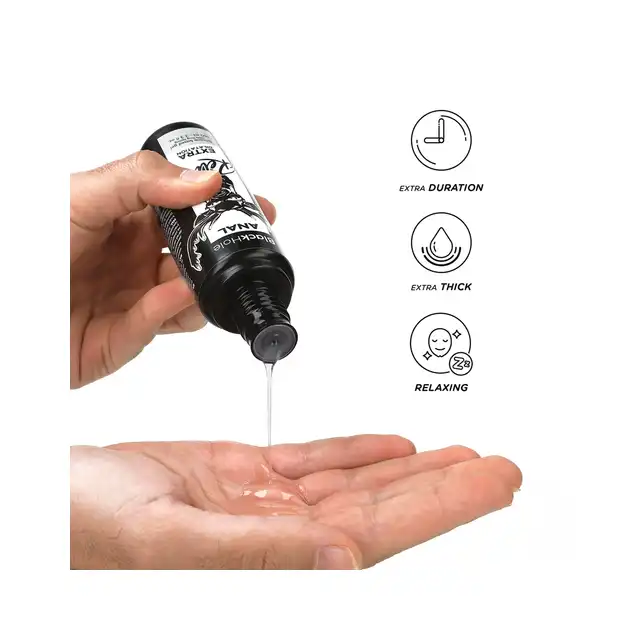 Black Hole  - Gel Silicone Base Anal Dilation 100 ml - Silikonowy lubrykant analny o delikatnym efekcie relaksującym. Długotrwały poślizg i większy komfort podczas stymulacji analnej.