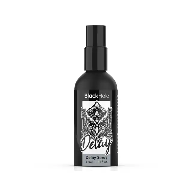 Black Hole - Delay Spray 30 ml - Spray wspierający opóźnienie wytrysku. Delikatny efekt chłodzenia!